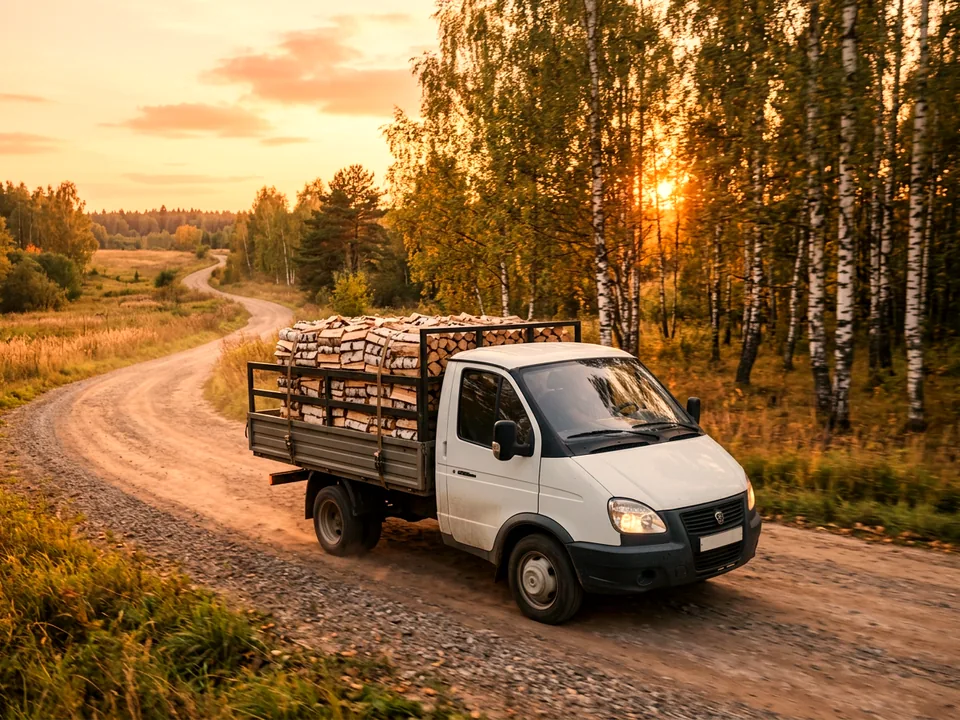 Доставка дров в Нижном Тагиле — газель представительства Нижний Тагил